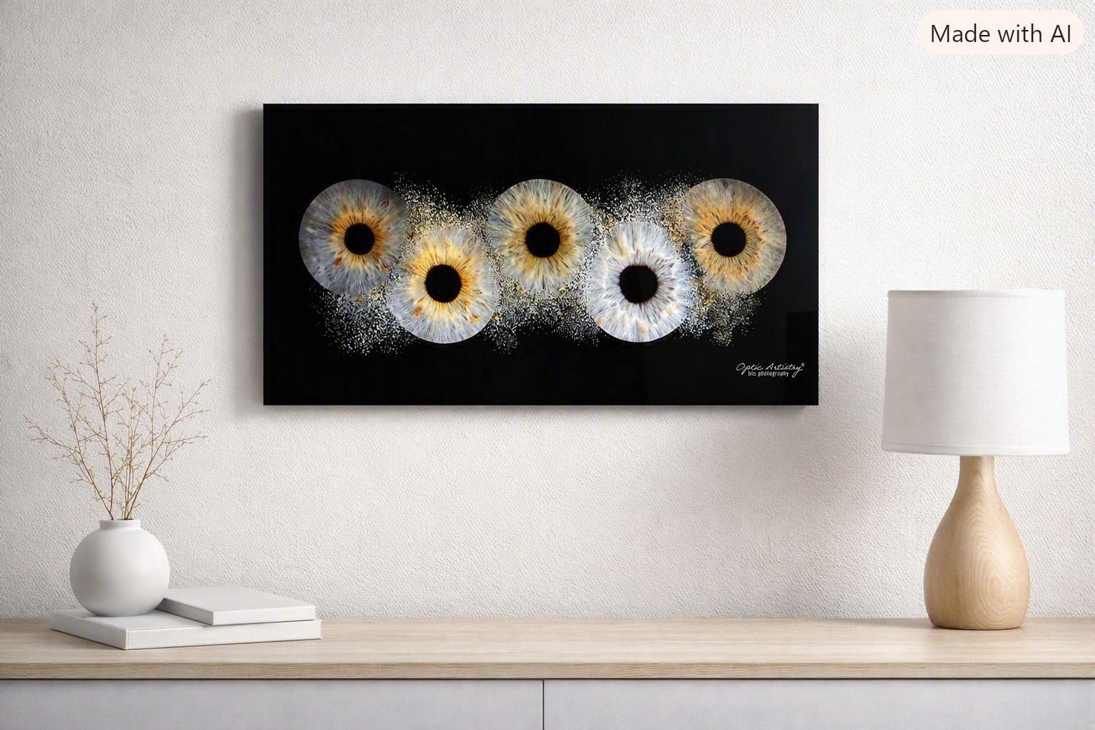 Iris photography artwork by Optic Artistry in Bournemouth